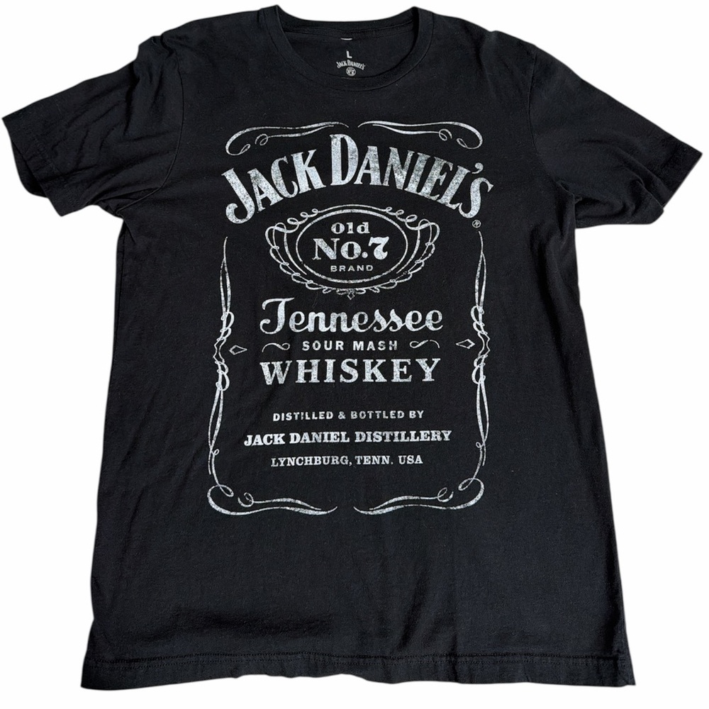 Jack Daniels Black Graphic Tee - large